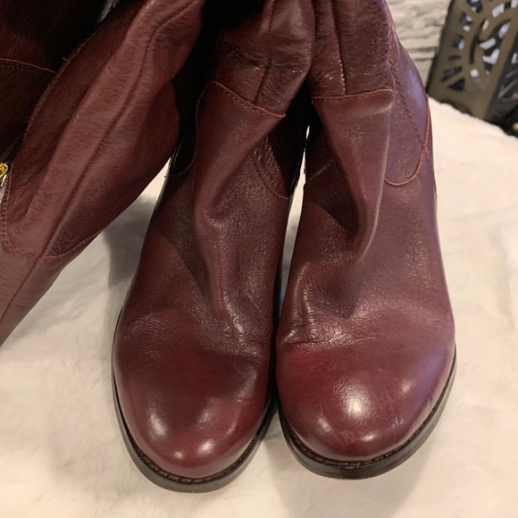 Audrey Brooke Leather Boots Size 9.5 - Picture 6 of 7